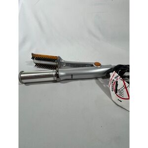 InStyler Rotating Iron Hair Styler Smoothing Curling Volumizing  1 1/4” Silver
